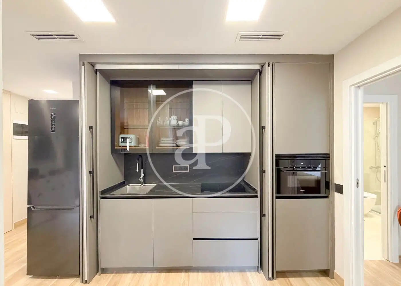 Cocina de Piso en venta en  Madrid Capital con Aire acondicionado, Calefacción y Amueblado