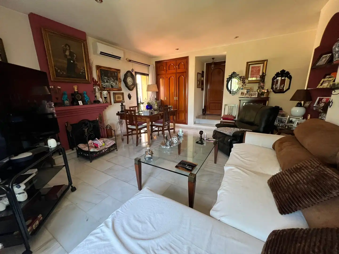 Living room of Houses for sale in Málaga  with Air Conditioner, Heating and Private garden