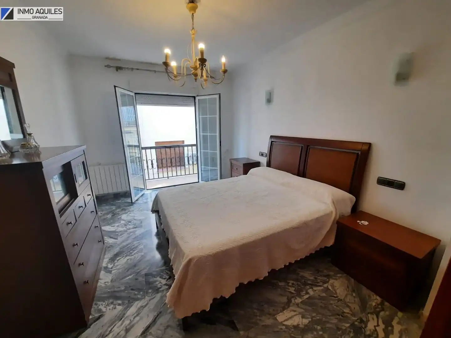Schlafzimmer von Wohnung zur Miete in Granada mit Klimaanlage, Heizung und Terrasse