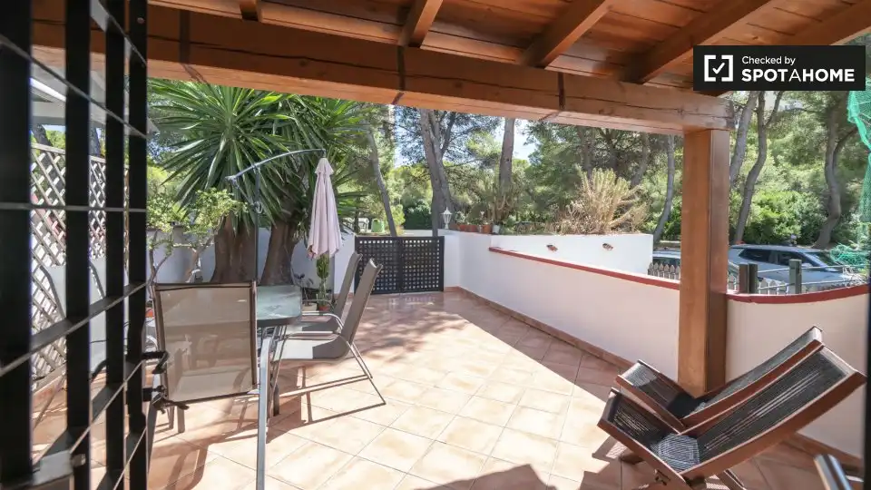 Terrasse von Wohnung zur Miete in Valencia mit Klimaanlage, Heizung und Möbliert