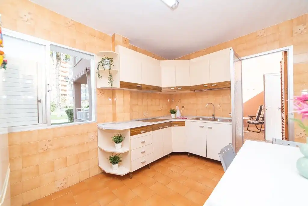 Kitchen of Flat for sale in La Manga del Mar Menor  with Terrace and Furnished
