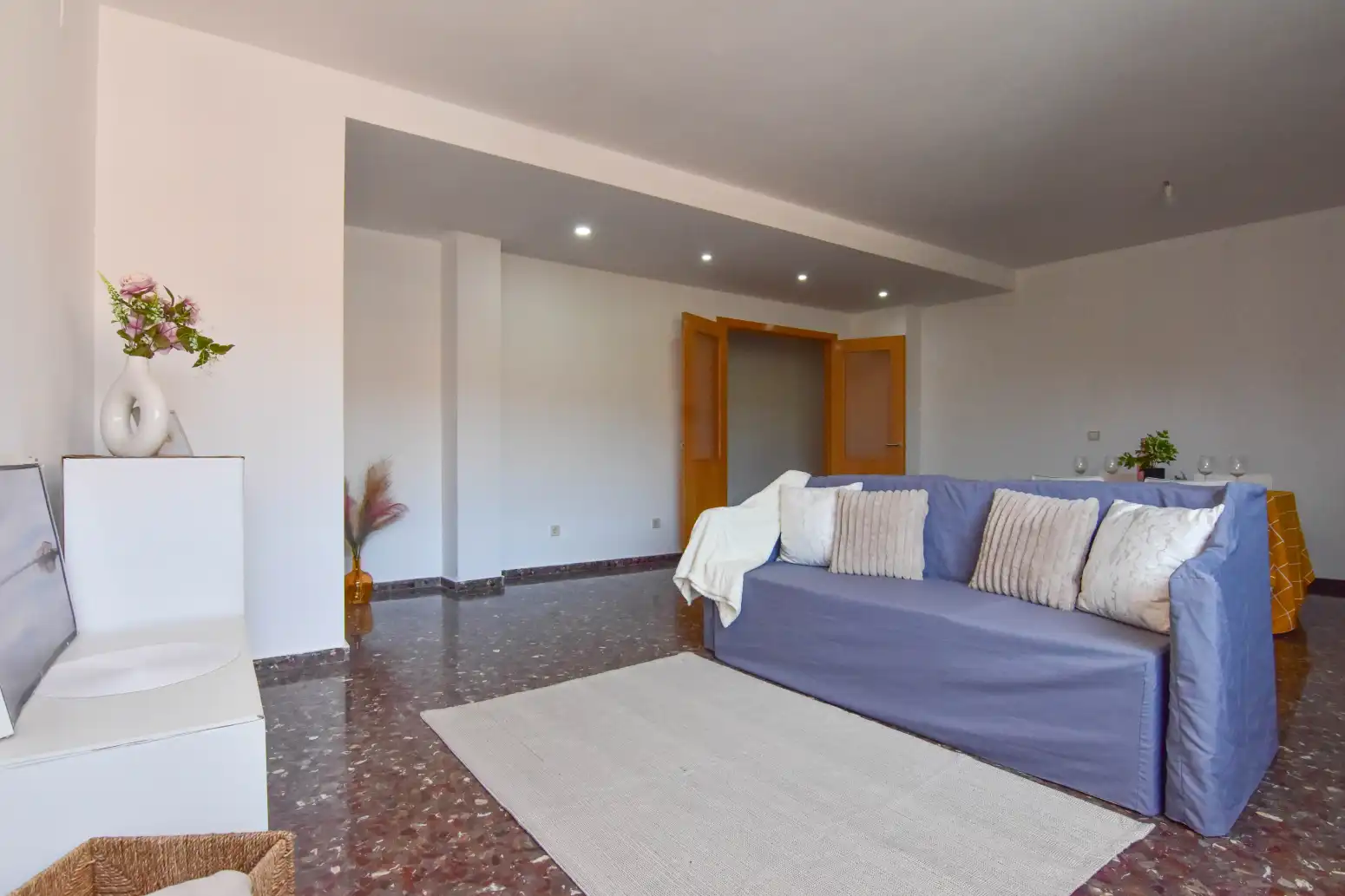 Sala d'estar de Àtic en venda en Museros amb Terrassa i Balcó