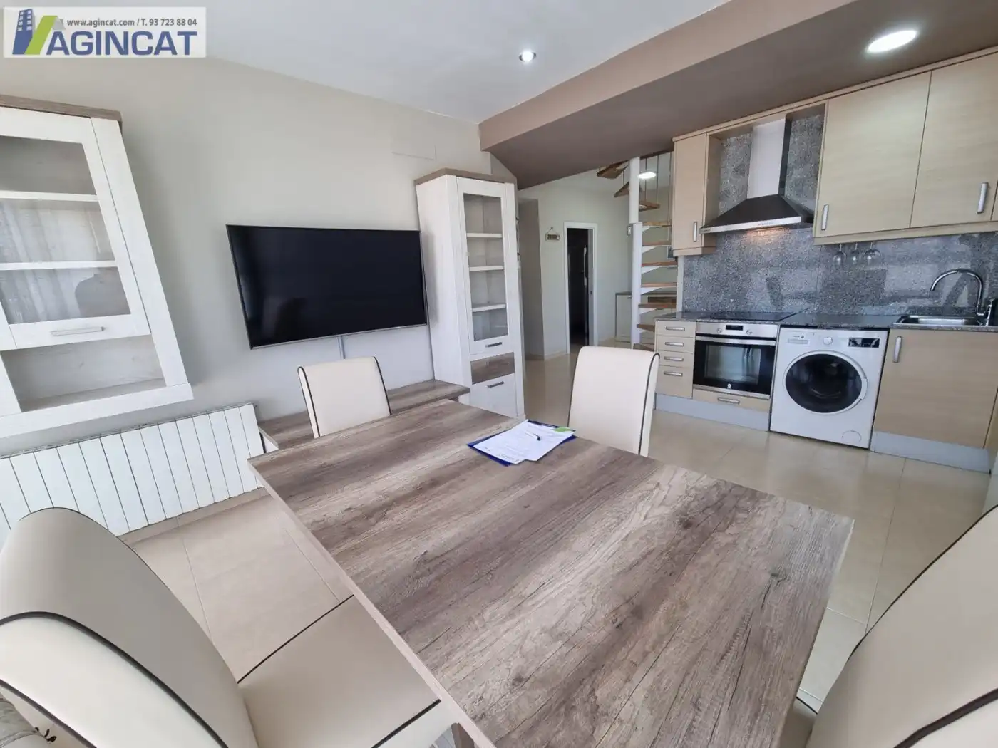 Comedor de Ático en venta en Sabadell con Terraza, Amueblado y Alarma