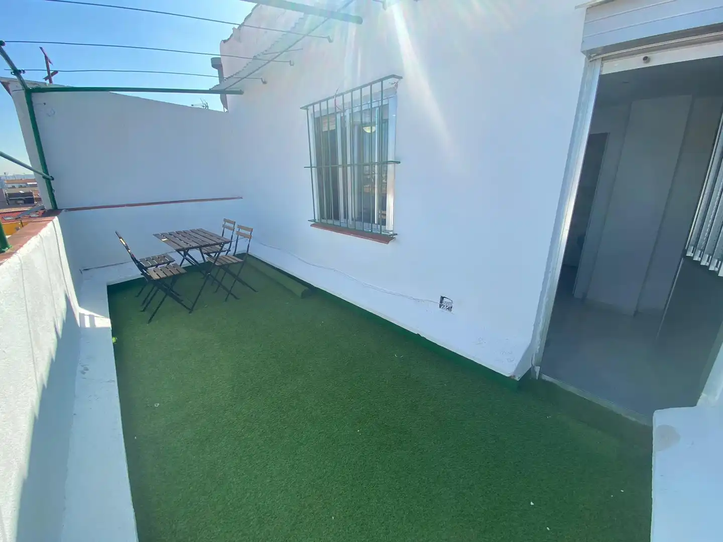 Terrace of Attic for rent in Madrid  with Heating, Terrace and Furnished
