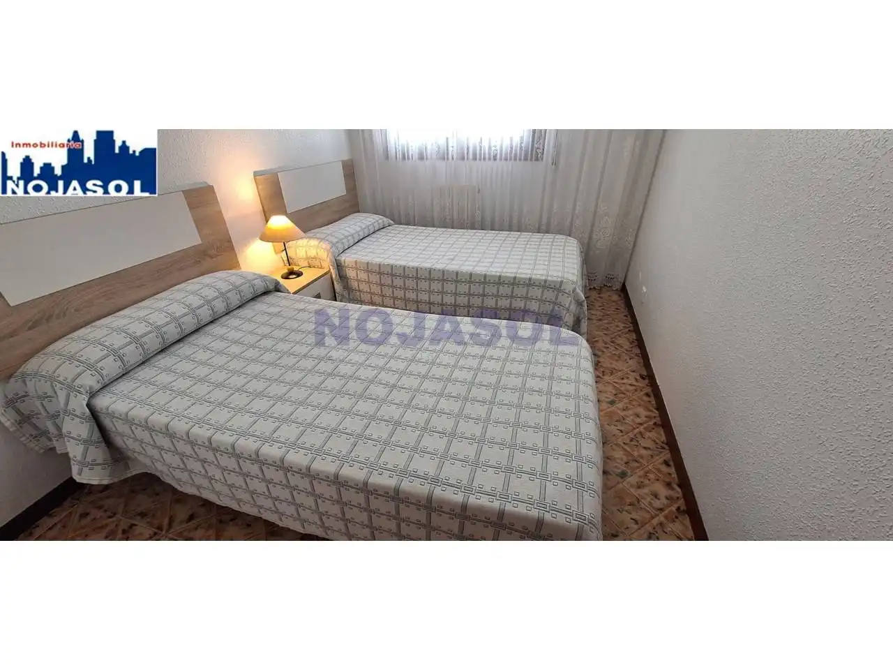 Schlafzimmer von Wohnung zur Miete in Noja mit Heizung, Terrasse und Möbliert