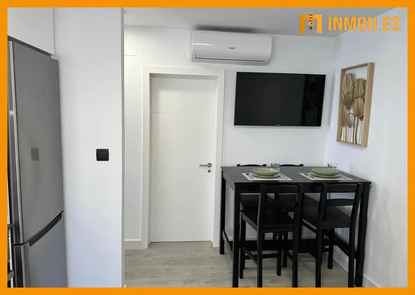Menjador de Apartament de lloguer en Ourense Capital  amb Aire condicionat, Calefacció i Moblat
