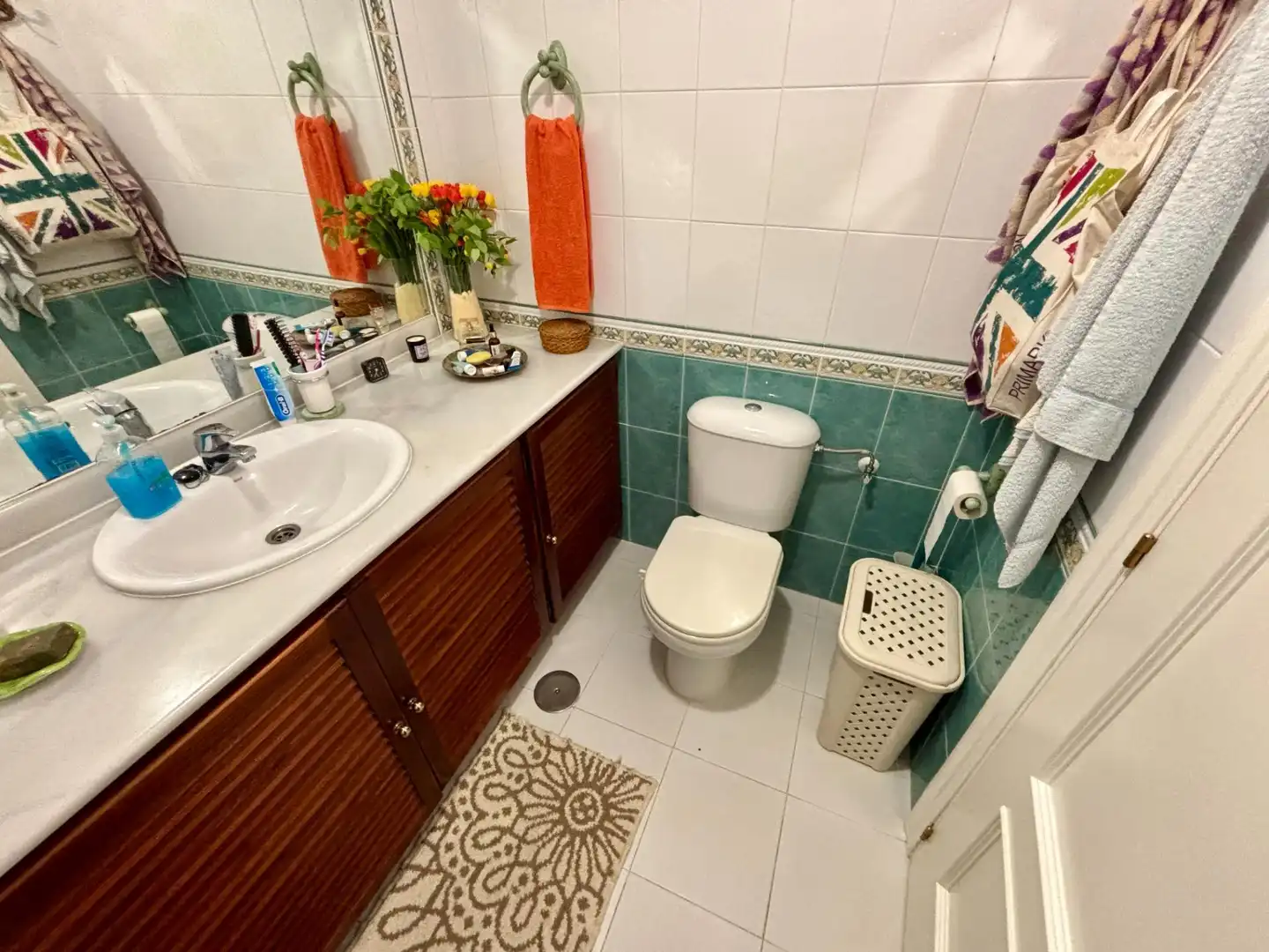 Bany de Apartament en venda en Mijas amb Aire condicionat, Calefacció i Jardí privat