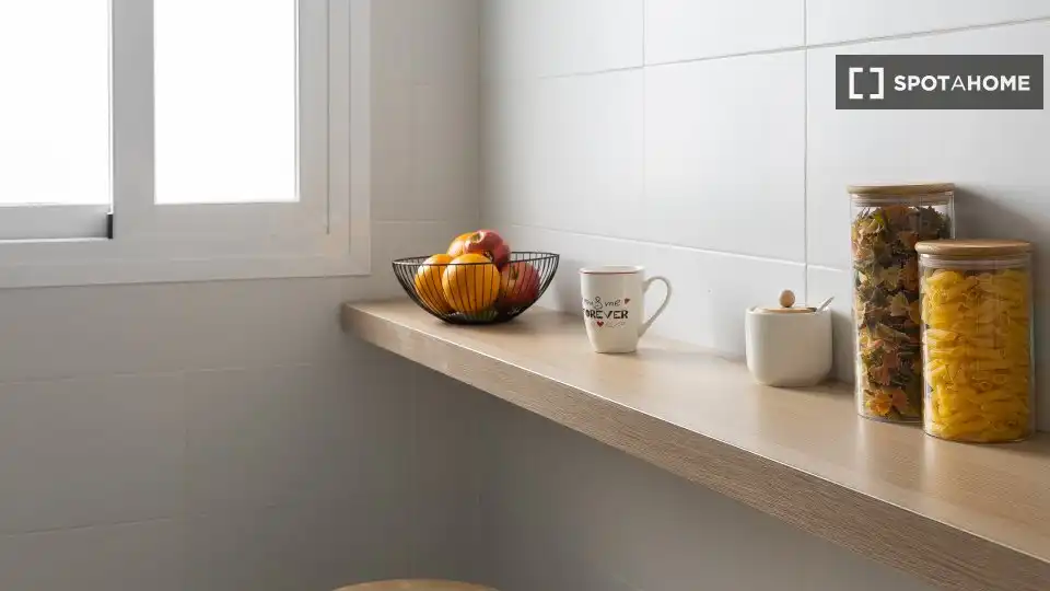 Cocina de Piso de alquiler en Getafe con Aire acondicionado, Calefacción y Amueblado