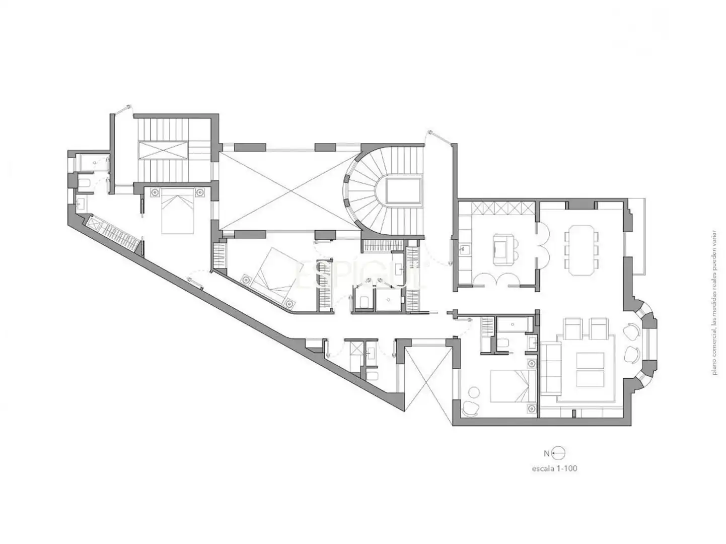Piso en venta en Madrid con Aire acondicionado, Calefacción y Terraza