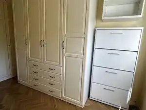 Bedroom of Flat for rent in Madrid  with Air Conditioner, Heating and Parquet flooring