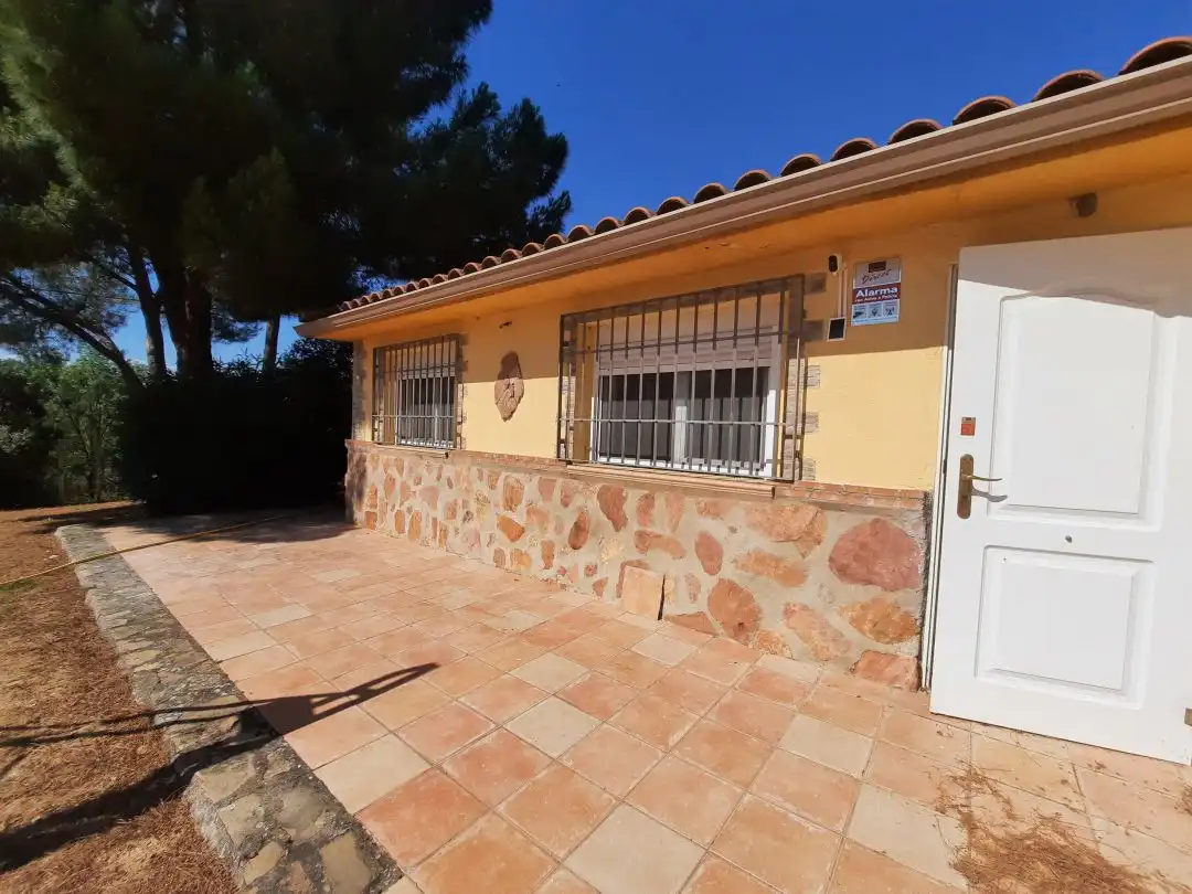 Vista exterior de Casa o chalet en venta en Escalona con Calefacción, Jardín privado y Terraza