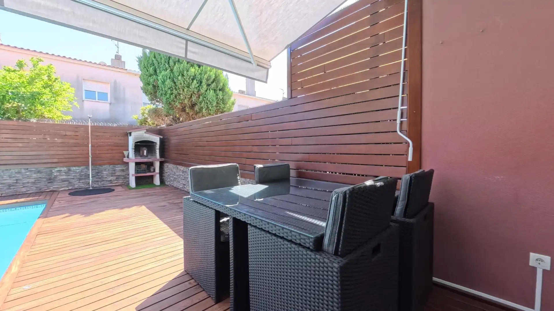 Terrace of Detached homes for sale in Cubelles  with Air Conditioner, Heating and Private garden