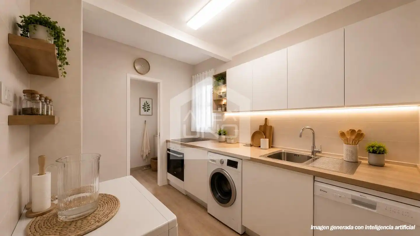 Kitchen of Flat for sale in Alcorcón  with Heating and Terrace
