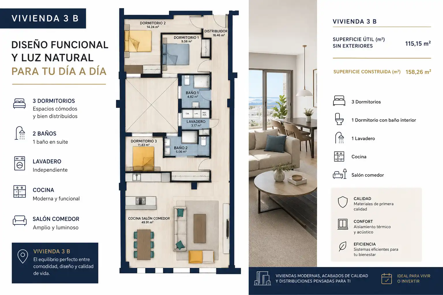 New build Flat with lift for sale in Plaza San Agustín 7