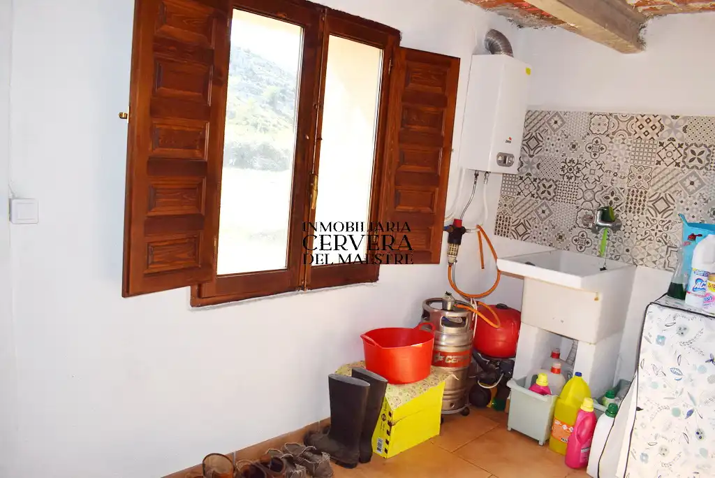Cocina de Finca rústica en venta en Albocàsser