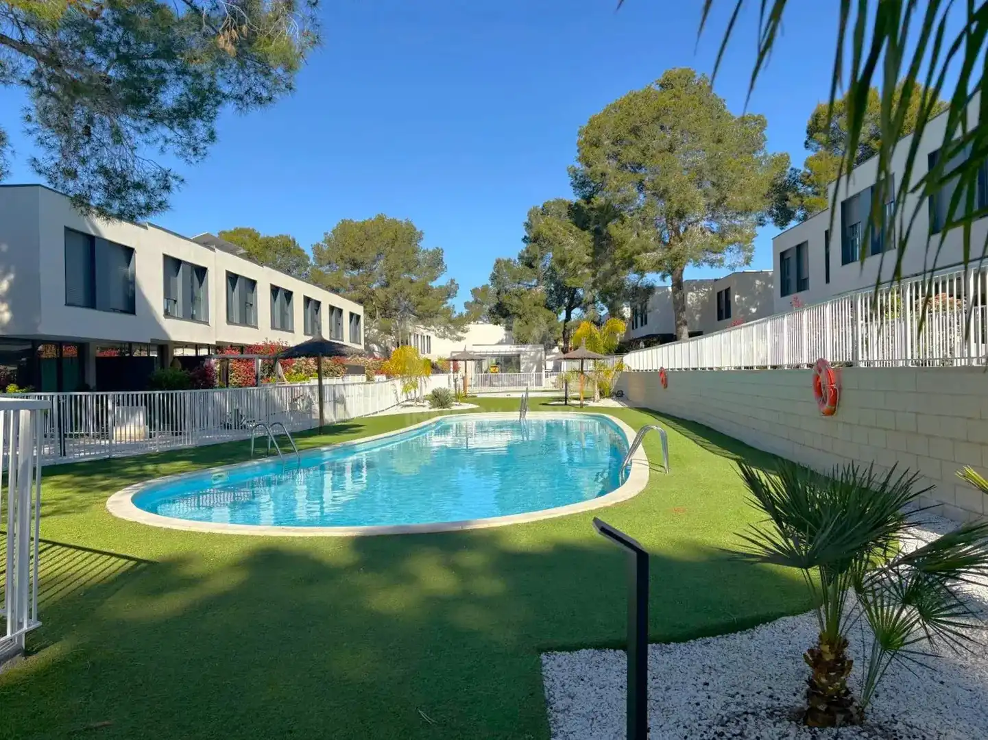 Swimming pool of Detached homes for rent in L'Eliana  with Air Conditioner, Heating and Private garden