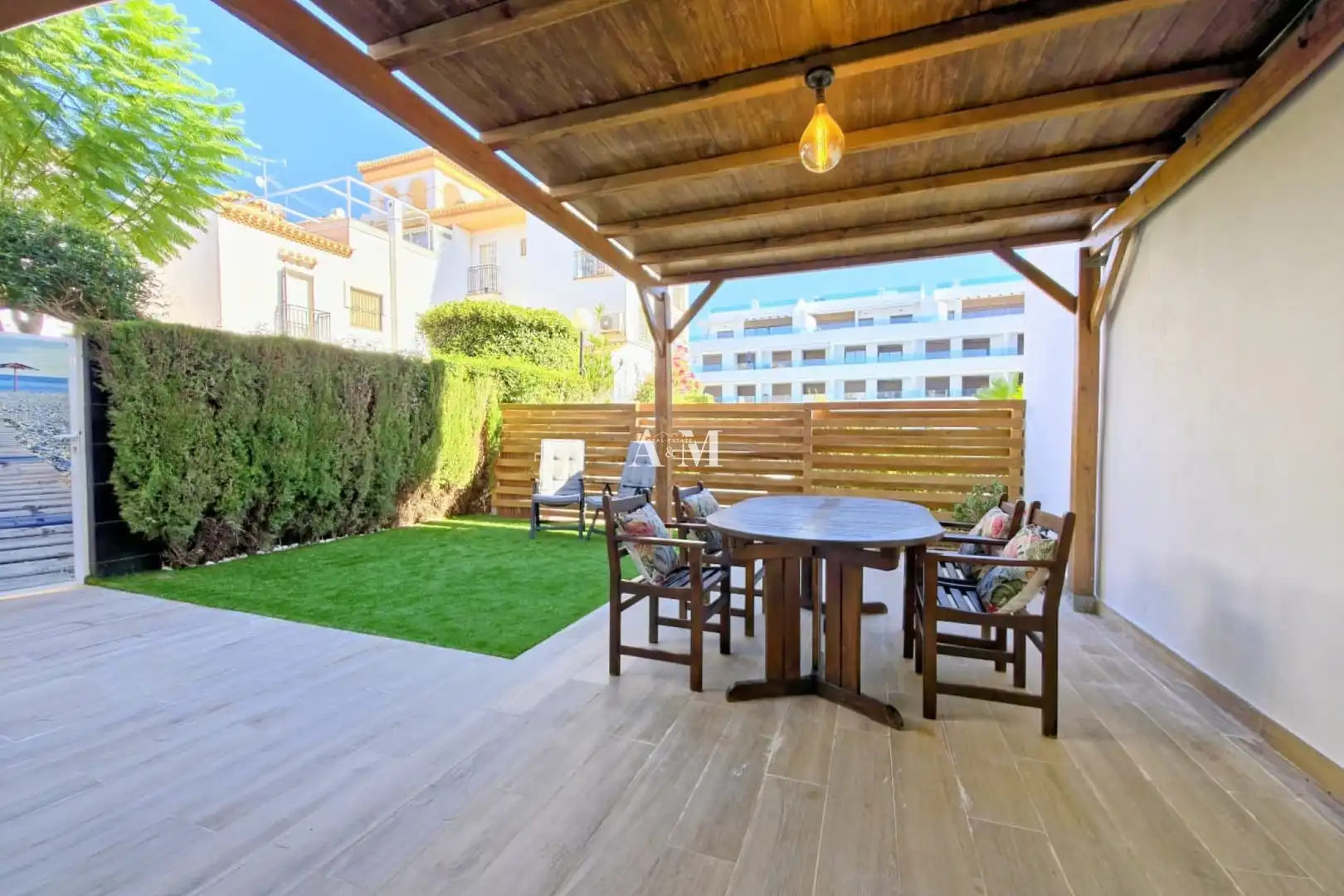 Terrace of Ground floor for rent in Orihuela  with Air Conditioner, Heating and Private garden
