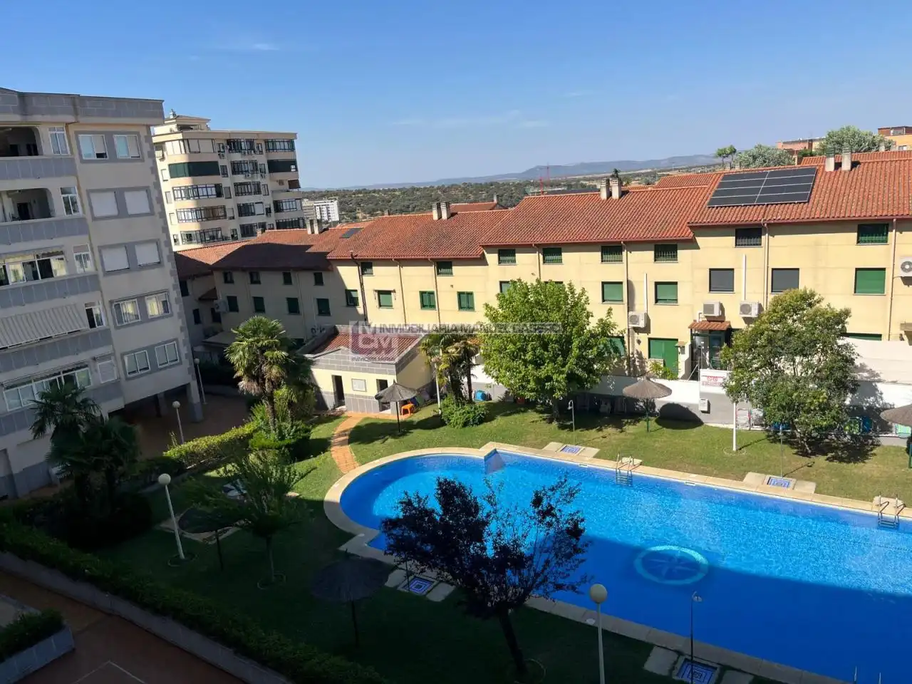 Swimming pool of Apartments for rent in Cáceres  with Air Conditioner, Heating and Terrace