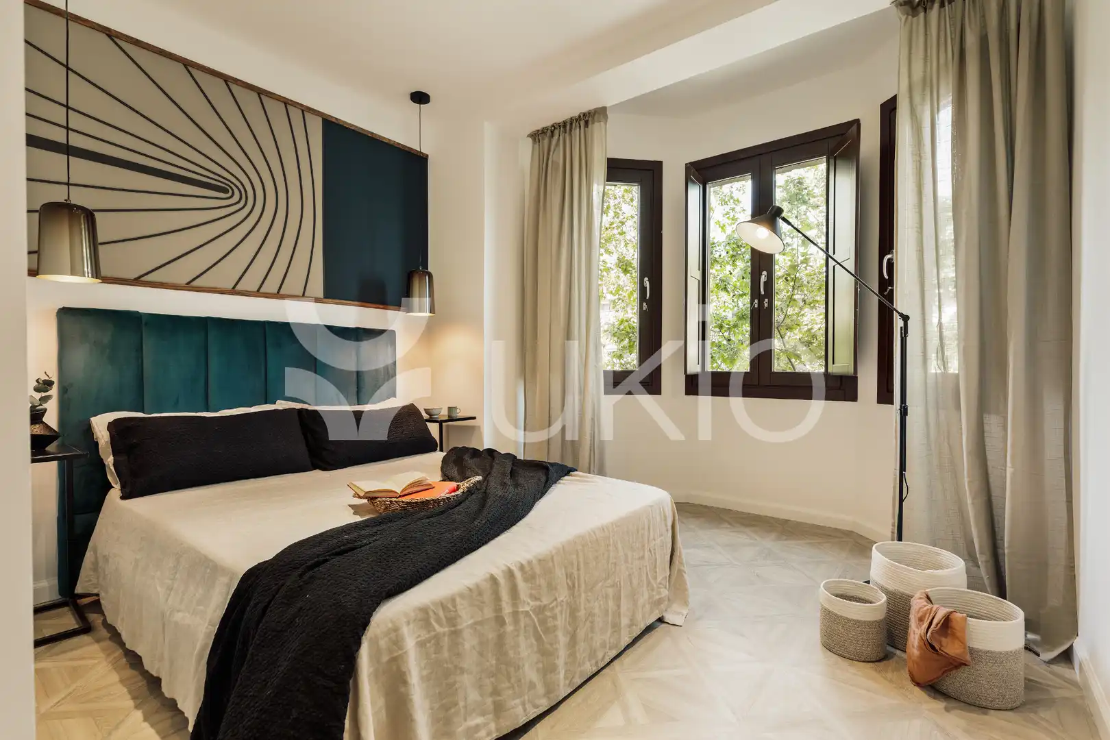 Bedroom of Apartments for rent in Barcelona  with Air Conditioner, Heating and Furnished