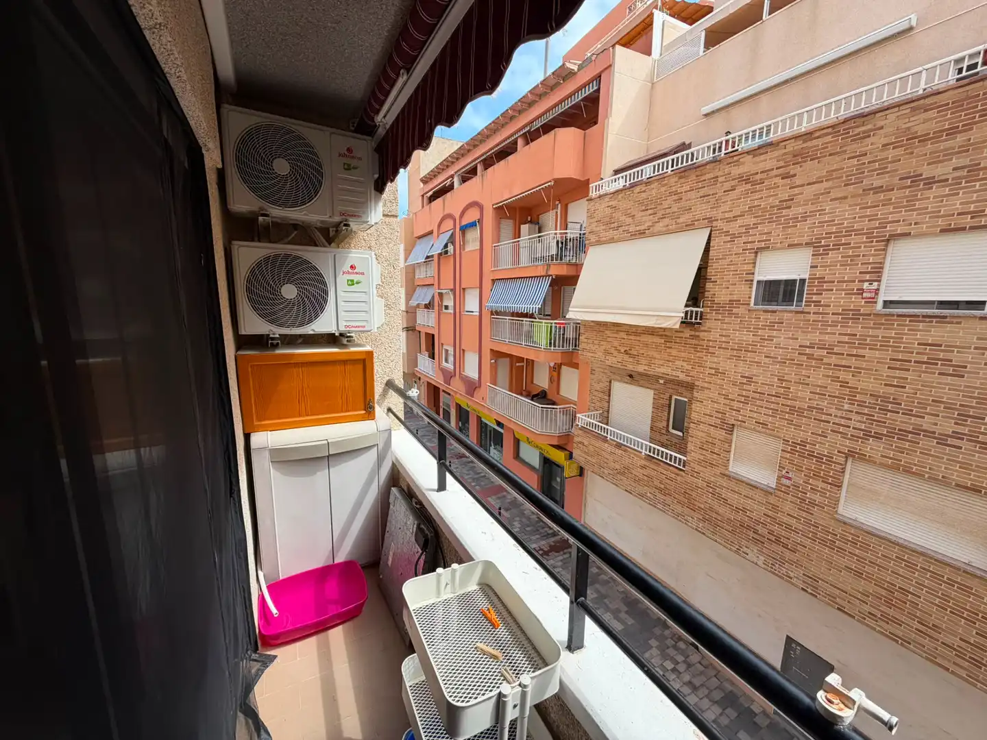Balcony of Flat for rent in Torrevieja  with Air Conditioner, Parquet flooring and Furnished