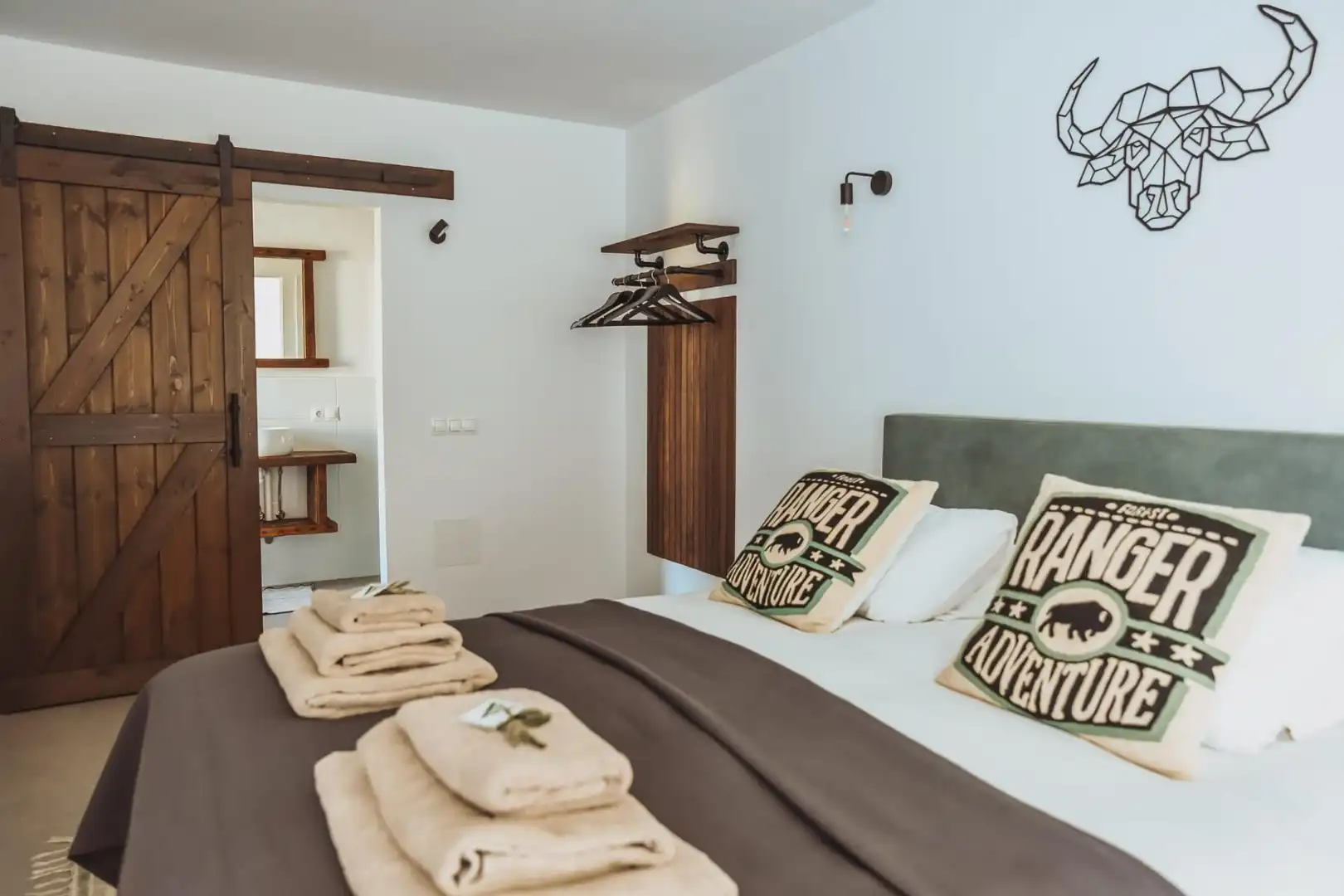 Schlafzimmer von Country house zum Verkauf in Álora mit Klimaanlage, Heizung und Privatgarten