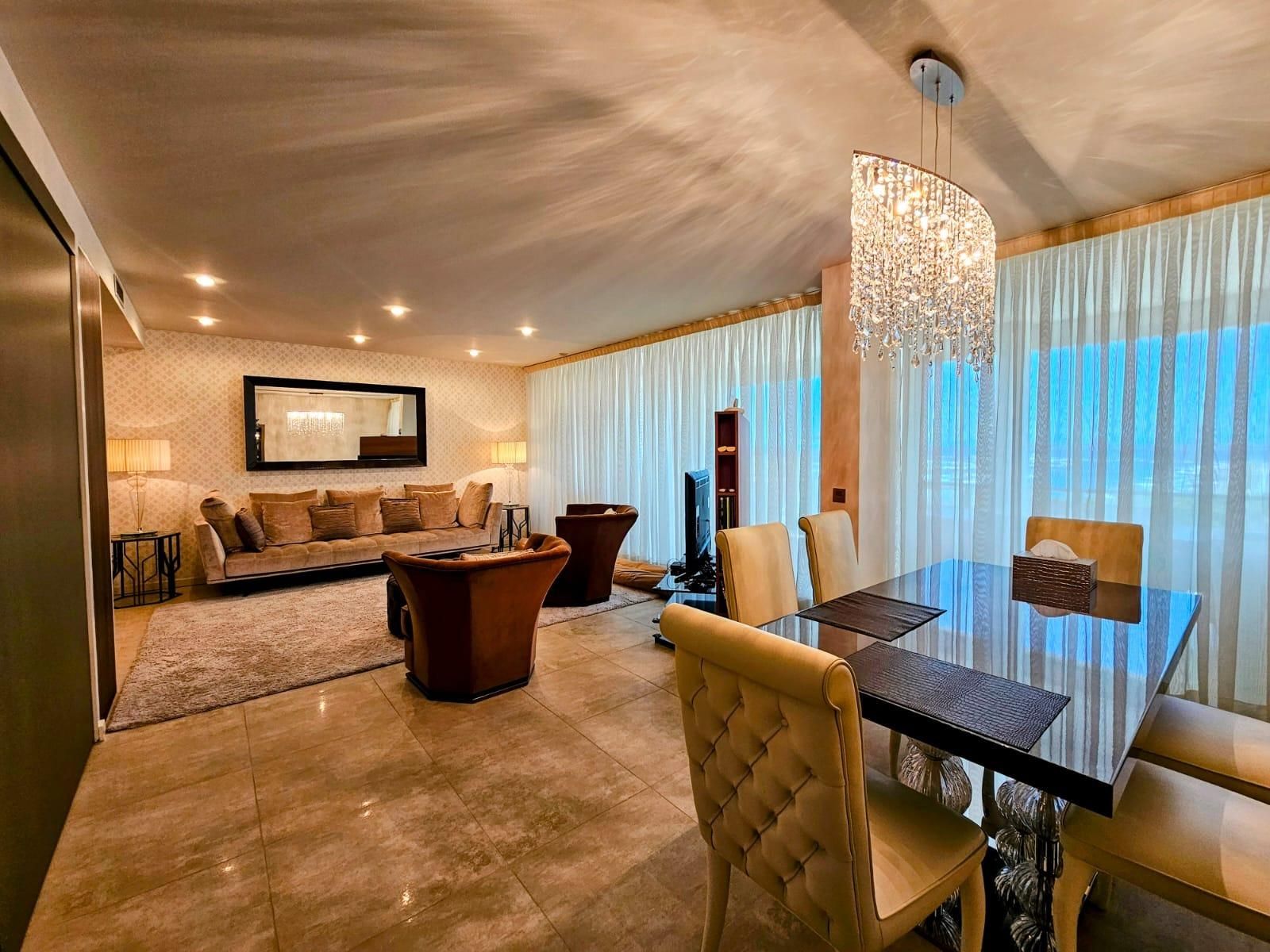 Living room of Apartment for sale in Roses  with Air Conditioner, Heating and Terrace