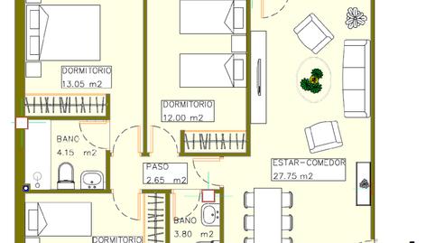 Foto 5 de Pis en venda a Av Brasilia, Sector 8 - Nueva Balastera, Palencia Capital