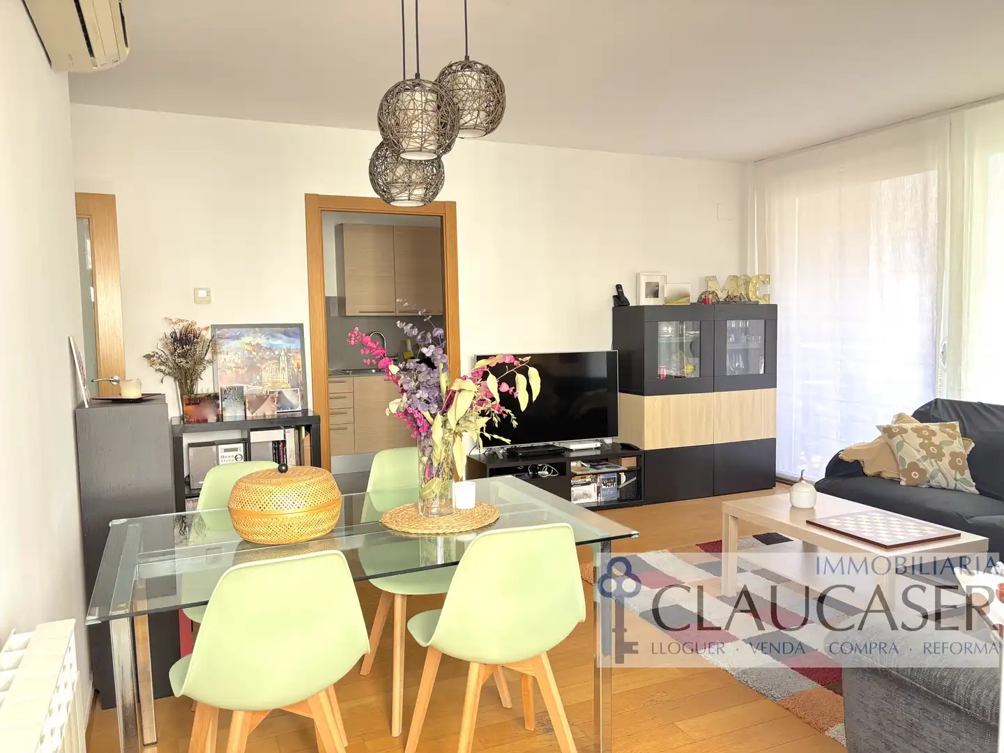Living room of Flat for sale in Sabadell  with Heating, Private garden and Terrace