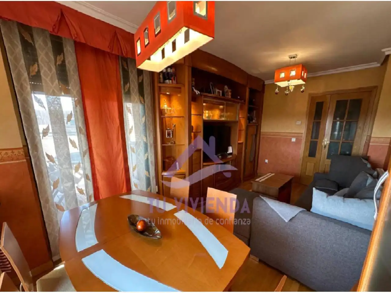 Living room of Attic for sale in Valladolid  with Heating, Parquet flooring and Terrace