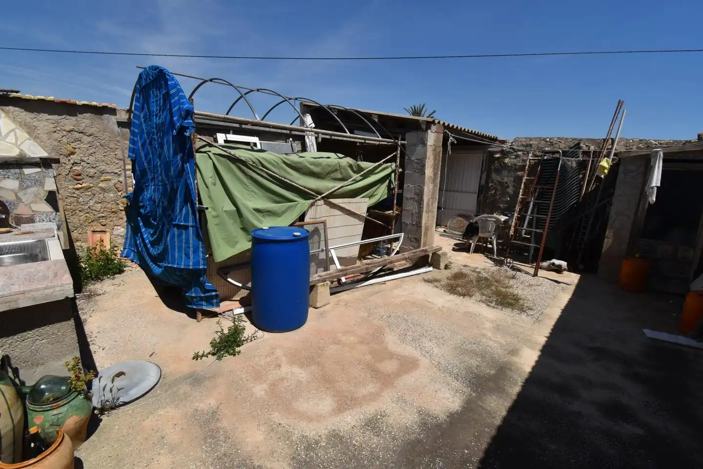 Vista exterior de Casa o xalet en venda en Elche / Elx amb Jardí privat