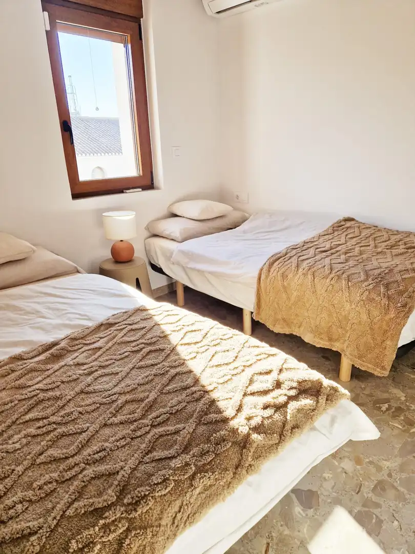 Bedroom of Flat for rent in Dénia  with Air Conditioner, Heating and Terrace