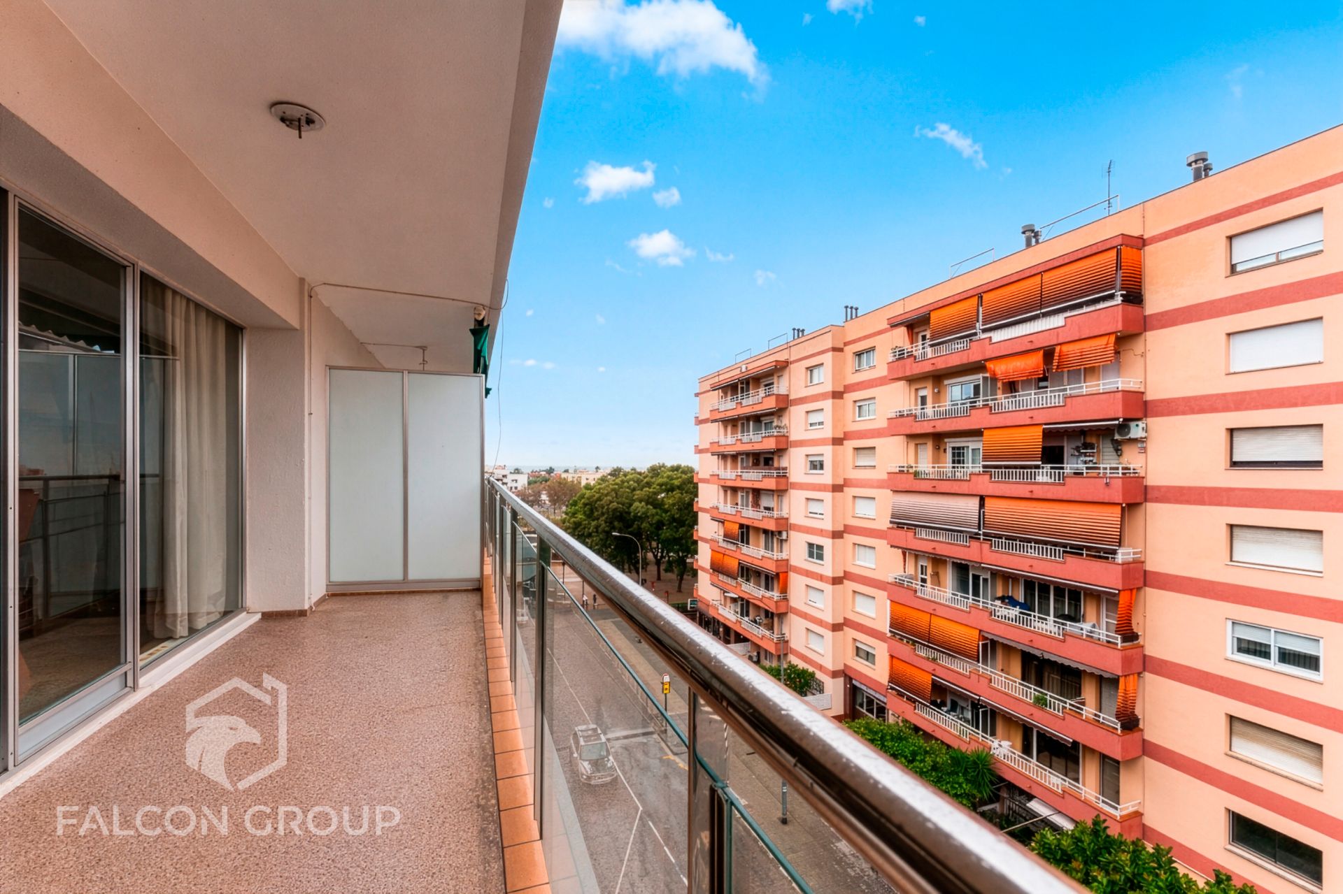 Balcony of Flat for sale in Vilanova i la Geltrú  with Parquet flooring, Furnished and Balcony