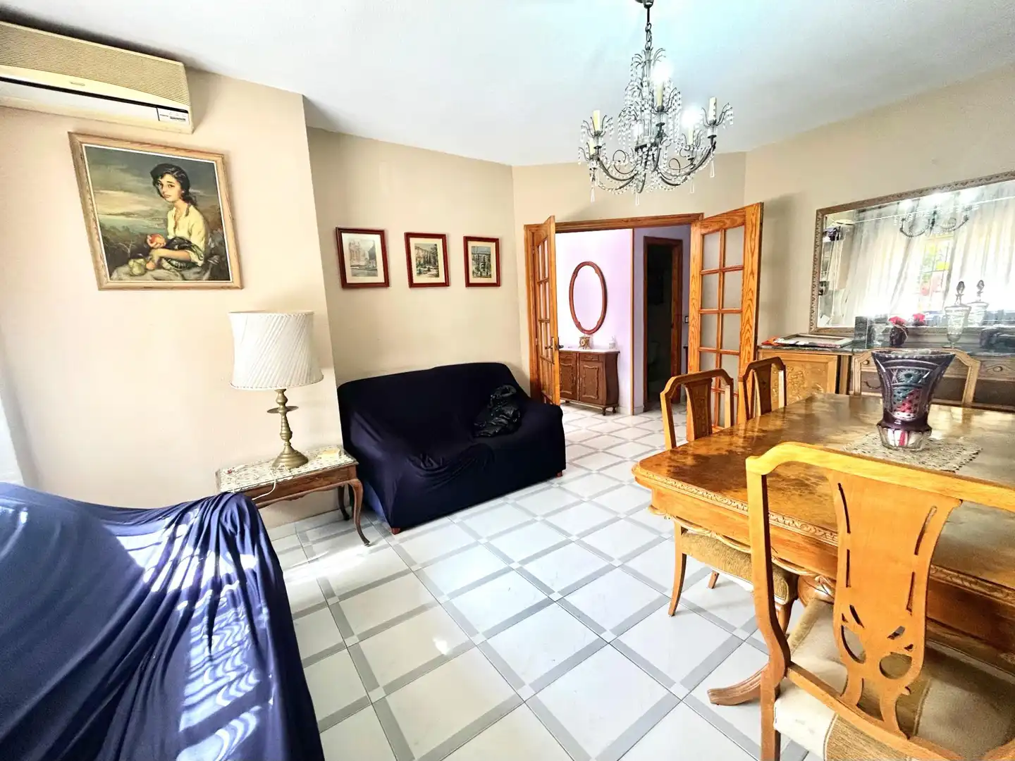 Sala de estar de Casa adosada en venta en Molina de Segura con Aire acondicionado, Terraza y Trastero