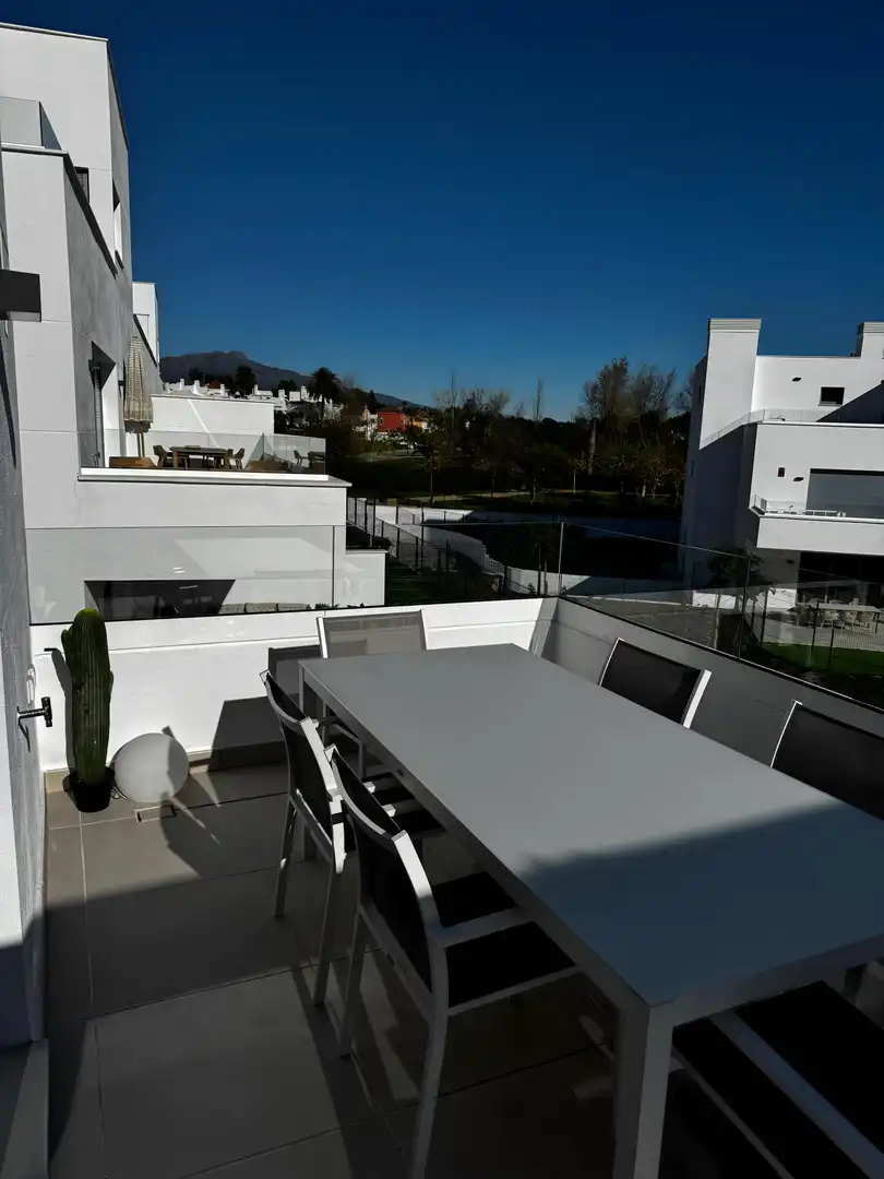 Terrace of Apartments for rent in Estepona  with Air Conditioner, Terrace and Swimming Pool