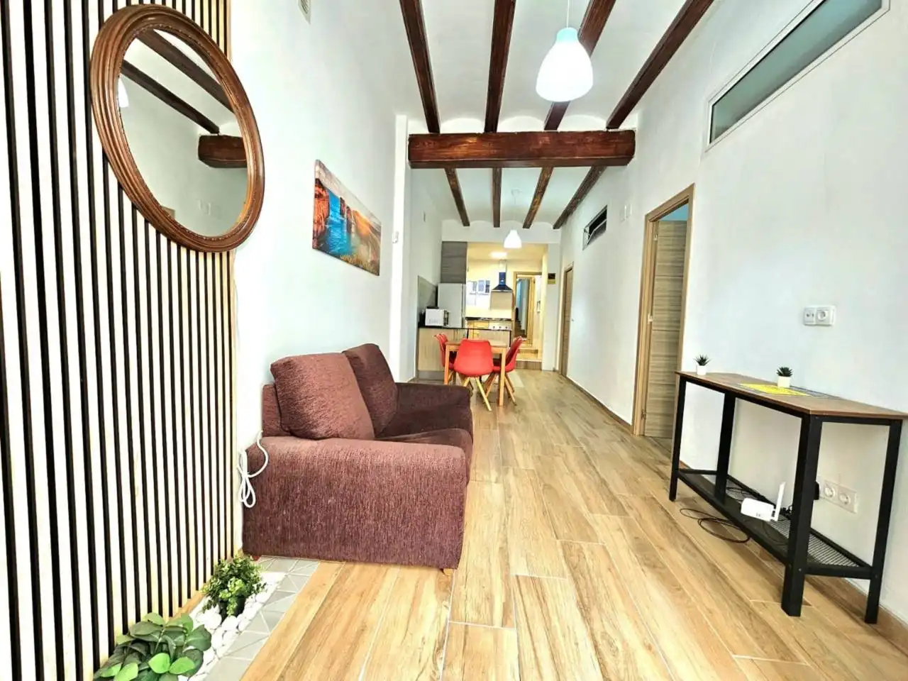 Sala d'estar de Pis en venda en Cullera amb Aire condicionat, Moblat i Balcó