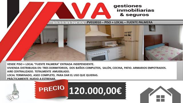 Piso en Venta en Plaza Real en Fuente Palmera