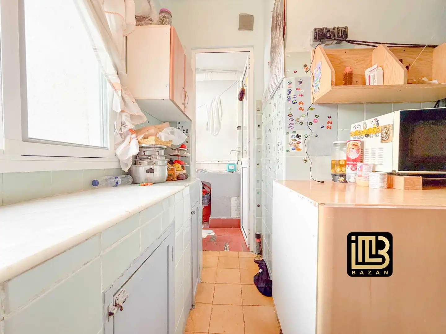 Kitchen of Flat for share in Málaga  with Furnished, Washing machine and Microwave