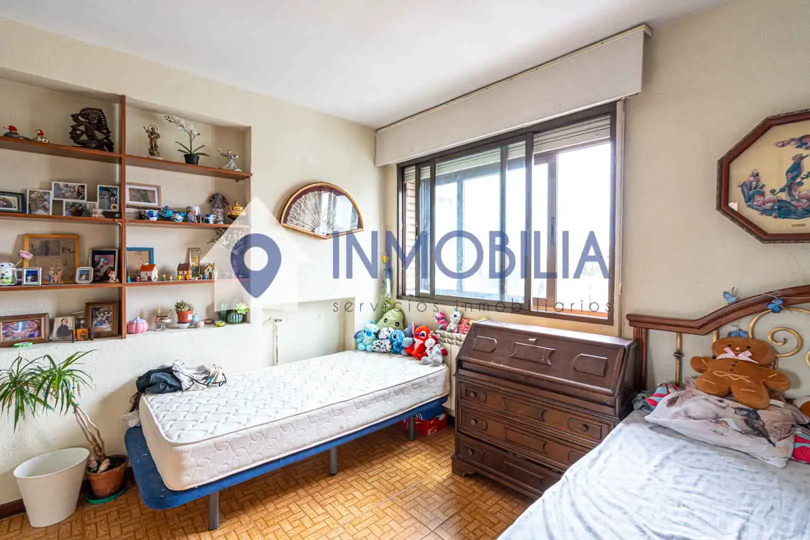 Schlafzimmer von Wohnung zum Verkauf in Madrid mit Klimaanlage, Heizung und Terrasse