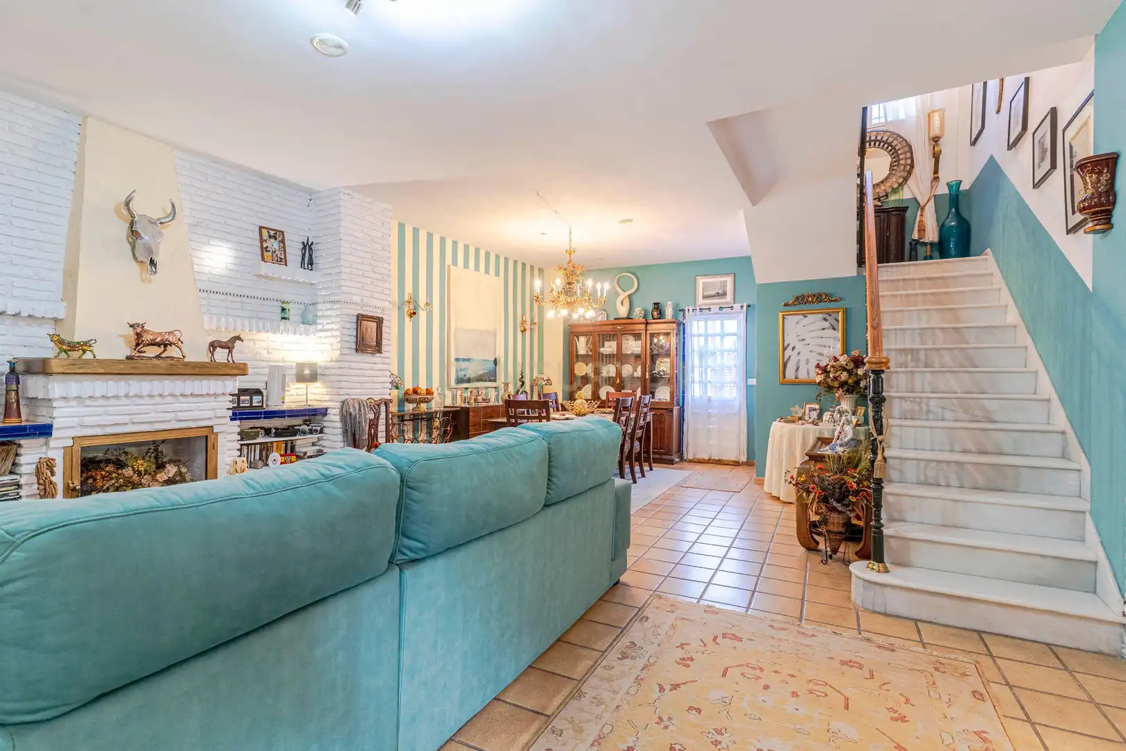 Sala de estar de Casa o chalet en venta en Motril con Aire acondicionado, Jardín privado y Trastero