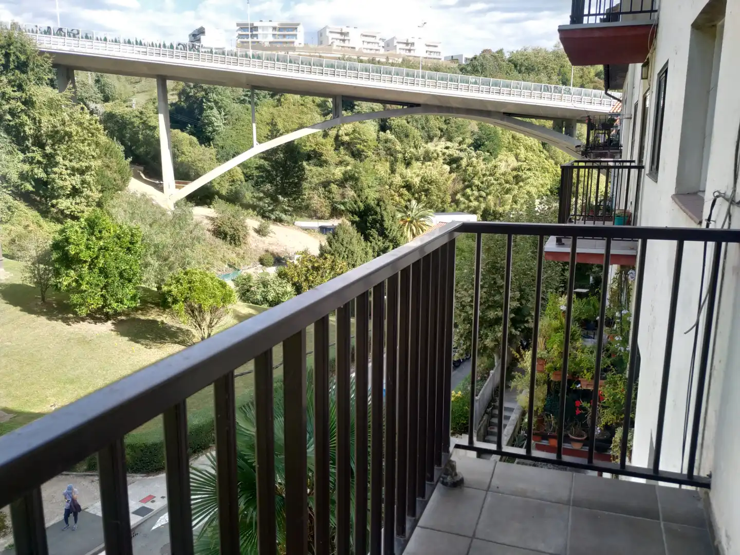 Balcony of Flat for sale in Aiete