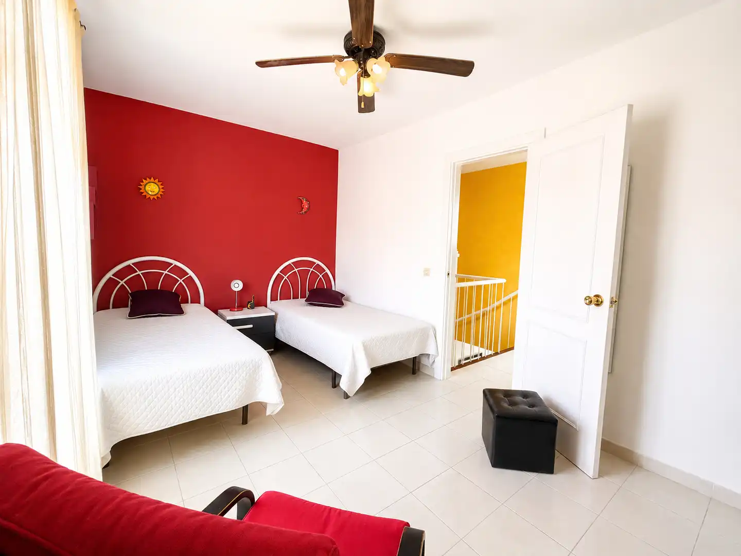 Schlafzimmer von Einfamilien-Reihenhaus zum Verkauf in Granadilla de Abona mit Terrasse, Ofen und Waschmaschine