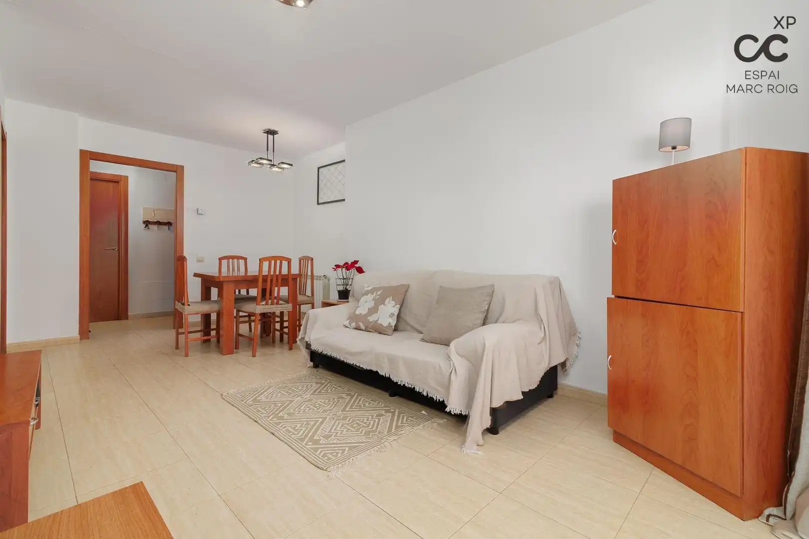 Schlafzimmer von Wohnung zum Verkauf in Figueres mit Heizung, Terrasse und Möbliert