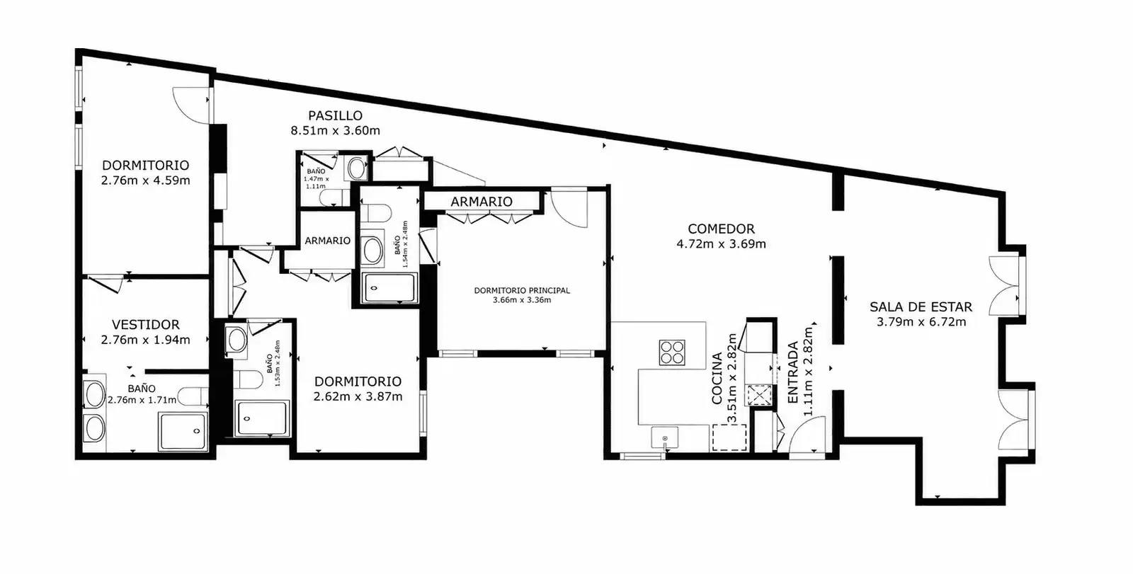 Apartments for sale in Madrid  with Air Conditioner and Heating