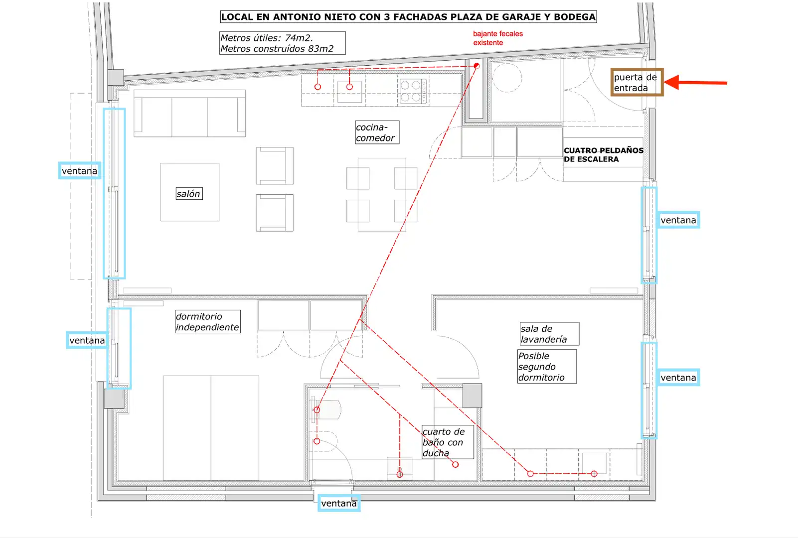 Erdgeschosswohnung mit Aufzug zum Verkauf in Rúa de Antonio Nieto Figueroa, imagen 4