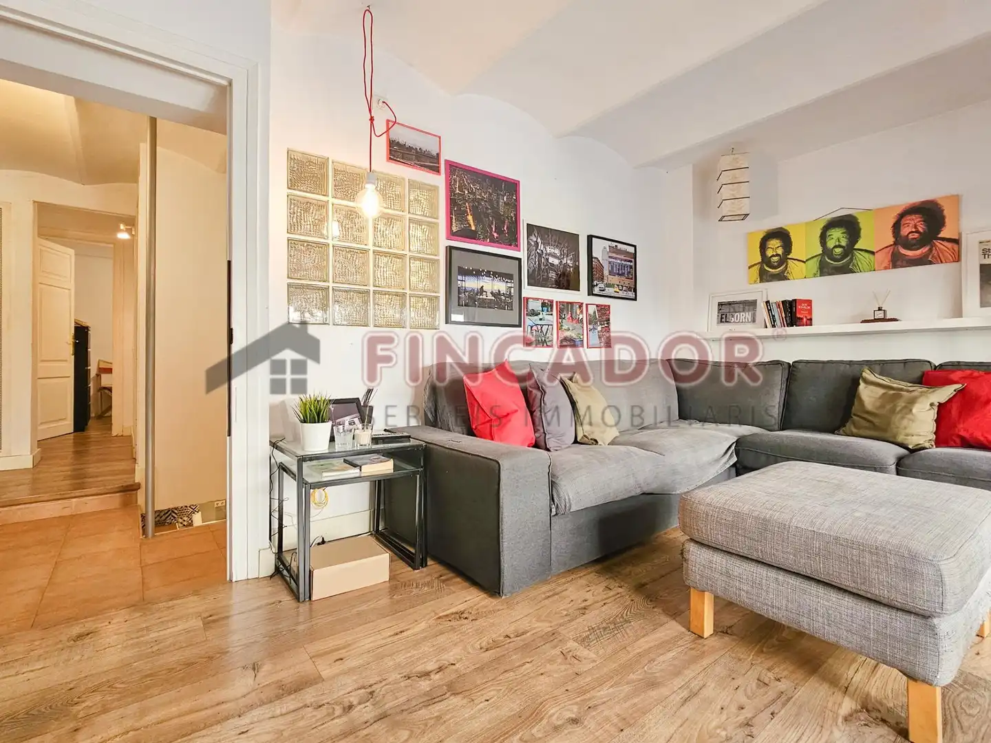 Living room of Duplexes for sale in Barcelona  with Heating and Furnished