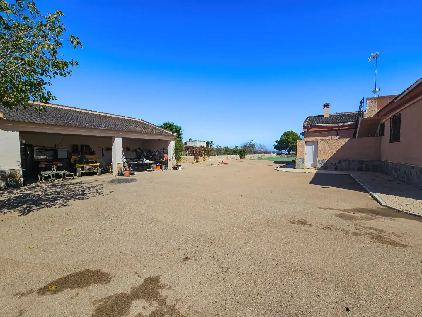 Vista exterior de Finca rústica en venta en Algorfa con Aire acondicionado, Calefacción y Terraza