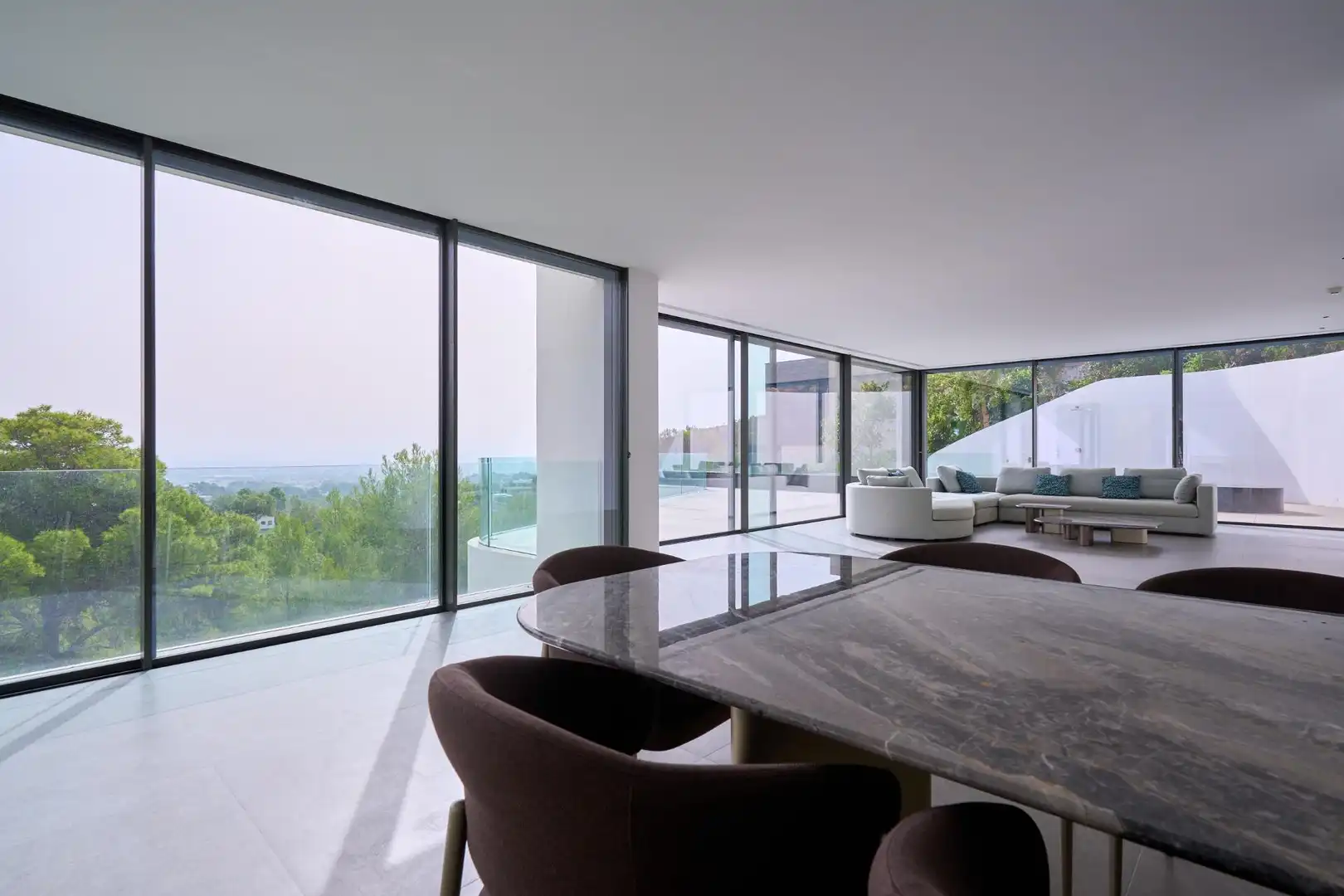 Menjador de Casa o xalet en venda en  Palma de Mallorca amb Aire condicionat, Jardí privat i Terrassa