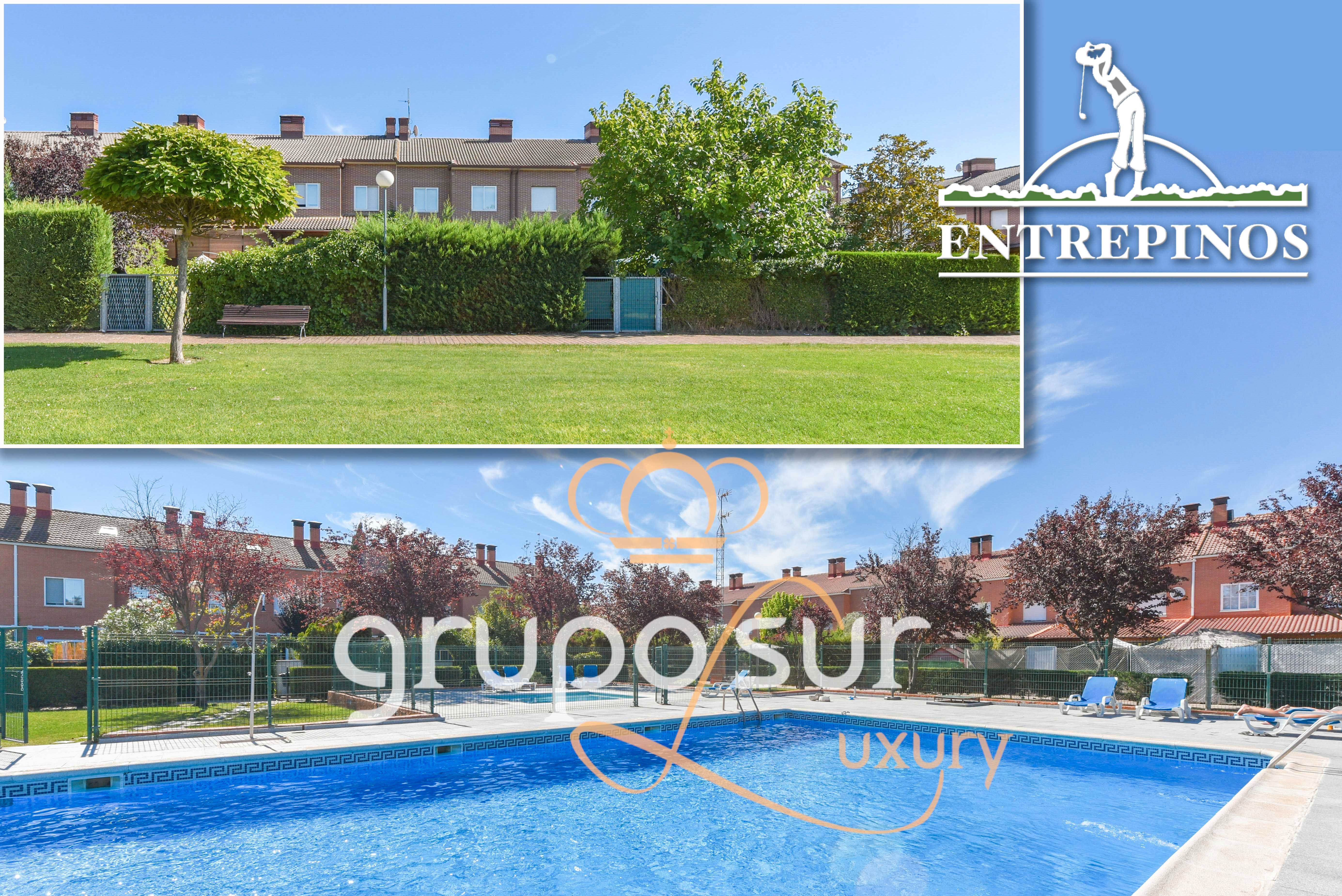 Jardín de Casa adosada en venta en Simancas con Calefacción, Jardín privado y Parquet