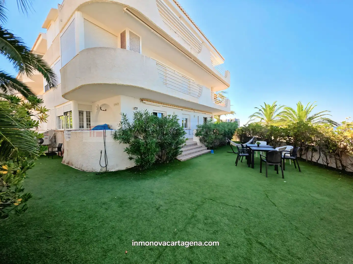 Terraza de Casa o chalet en venta en La Manga del Mar Menor con Aire acondicionado, Calefacción y Jardín privado