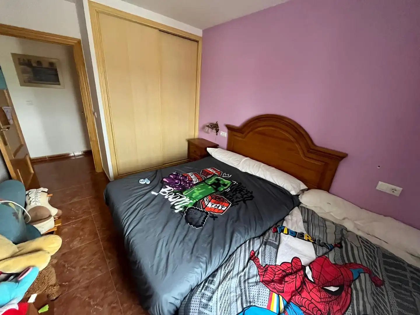 Habitación de Casa o chalet en venta en La Almarcha  con Terraza, Trastero y Amueblado